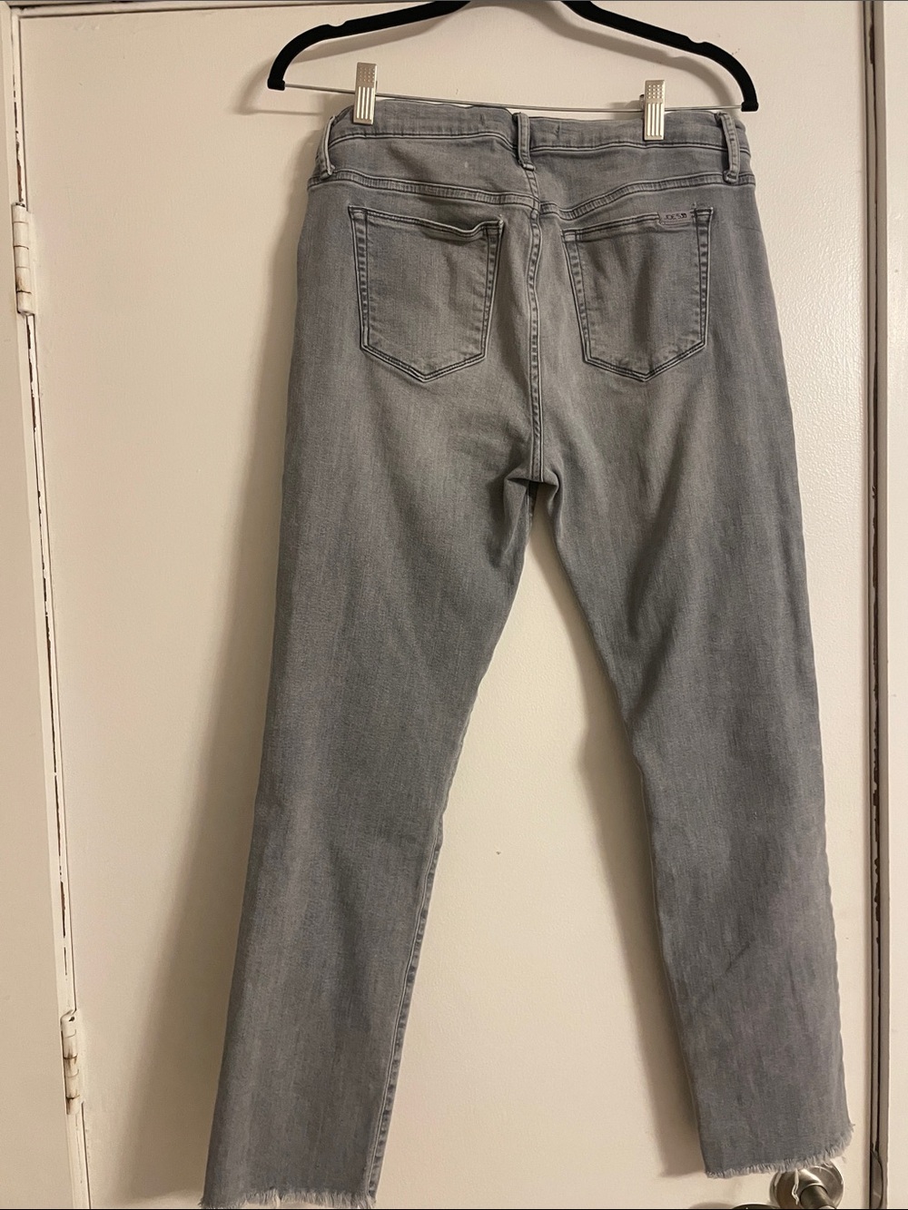 Joe's Jeans Light Gray Ankle Crop Stretch Denim